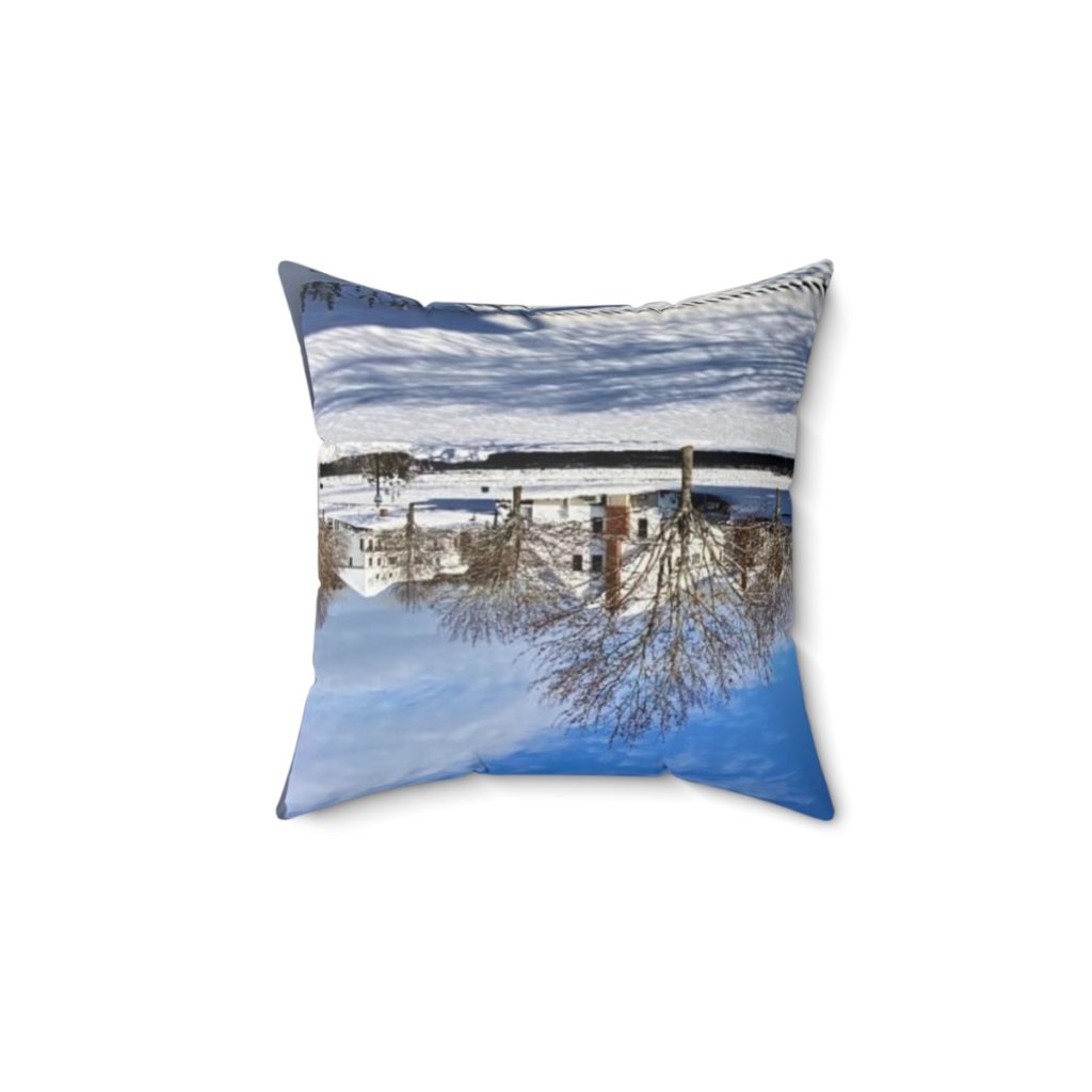 Spun Polyester Square Pillow